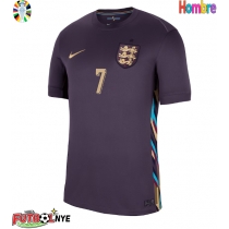 Camiseta Inglaterra Bukayo Saka #7 Visitante Equipación Eurocopa 2024 manga corta